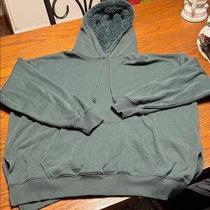 American Eagle Outfitters Oversized Forest Green Hoodie
